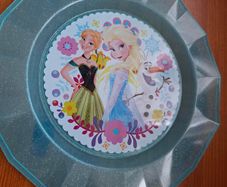 frozen kids plate