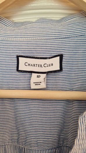 Charter Club embroidered shirt