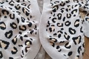 Stella Morgan leopard print jumper crossed back 10 S/M