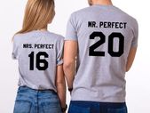 Mrs And Mr Perfect Couples T-shirts Perfect Gift Present For Valentines Day Idea