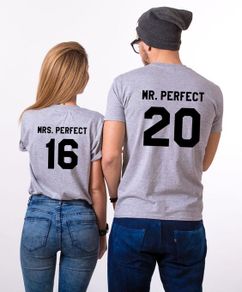 Mrs And Mr Perfect Couples T-shirts Perfect Gift Present For Valentines Day Idea