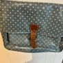 Cath Kidston blue and white polka dot messenger bag Image 5