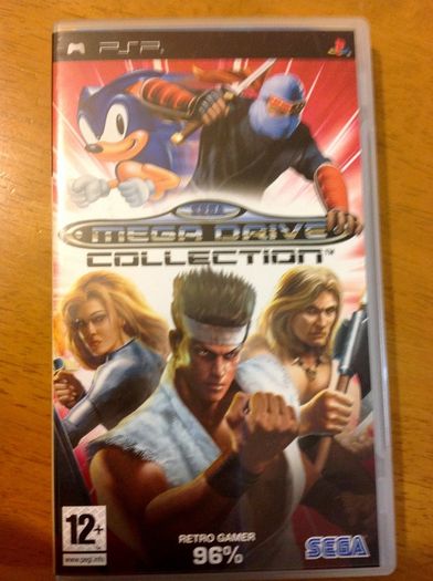 Sega Mega Drive Collection.  PSP game.