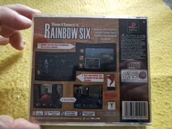 Rainbow Six Tom Clancy s PlayStation1 Ps1 PlayStation2 Ps2 Games Original