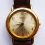 Vintage Orient Quartz Watch, Gold Plated women's watch Image 4