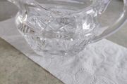 Vintage Bohemia Hand Cut Lead Crystal 24% Au Plomb Czechoslovakia  Cream or milk jug