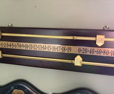 Peradon Snooker Table Brush and Solid Wood Scoreboard
