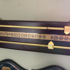Peradon Snooker Table Brush and Solid Wood Scoreboard