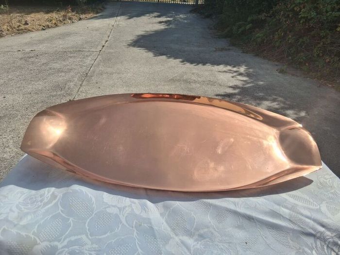 Mid Century Rhodesian Copper Tray(23x11 inches)
