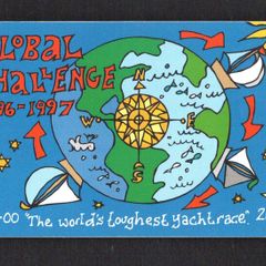 1996 Isle of Man UK2/21 units Global Challenge Yacht Race (Siemens - S30 (Module 34)) Phone Card.