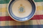 1977 silver jubilee small pottery stamped plate