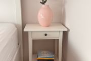 IKEA white bedside cabinet