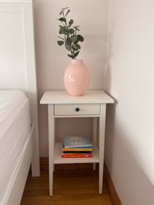 IKEA white bedside cabinet