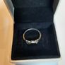 Vintage ring with onyx stone and marcasite stones Image 8