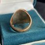 RARE McDonald's 14k Gold Signet Ring with Real Diamond Image 4