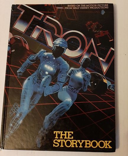 TRON vintage storybook  1982