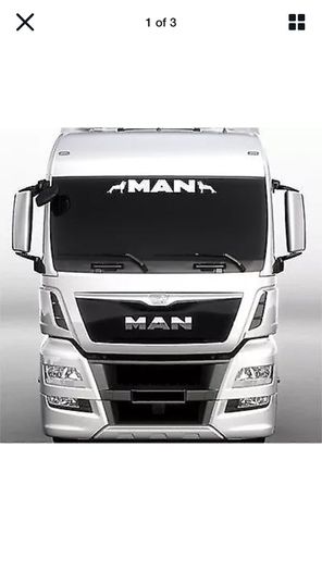 Man truck sticker