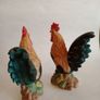 Vintage Hand Painted Plaster Corkerels x 2 Image 2