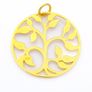 Gold Plated Silver Tree Of Life Pendant Image 3