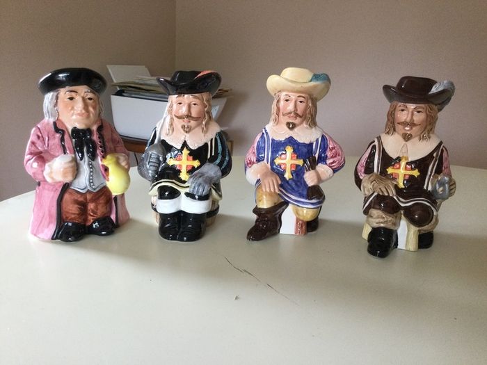 China  - Toby Jugs X 4
