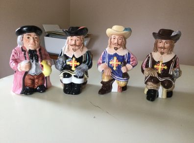 China  - Toby Jugs X 4