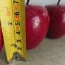 4 Vintage 1980 Marble Red Apple Paperweight Each is 20.00 euro Image 3