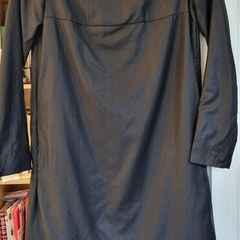 COS black 100% wool crepe dress