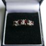 Vintage14K Gold 585 Ring With  Diamonds and Rubies Ring size P1/2 - 2,9g Image 2