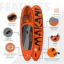 Stand Up Paddle Surfboard Orange Image 2