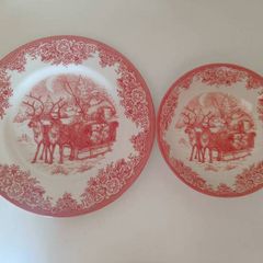 Royal Stafford Christmas Plate & Bowl