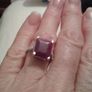 WOW 5.95 ctw Genuine Ruby & Diamond 10K White Gold Engagement Wedding Anniversary Ring New Image 2