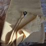 100% Pure New Wool Yellow Blanket Throw Image 5