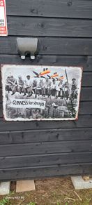 large Guinness  metal sign
