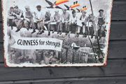 large Guinness  metal sign