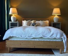 Pair Of French Style De stressed Bedside Tables
