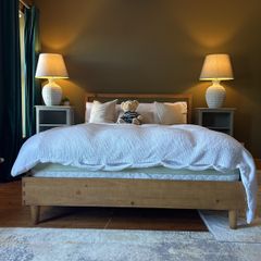 Pair Of French Style De stressed Bedside Tables