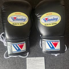 MS-300 Like New Winning Gloves (Black - 10 Oz)