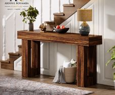 Rustic Brown Console Table  160cm
