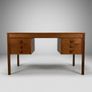 Mid-Century Danish Modern Teak Desk by Domino Mobler Image 5