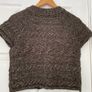 Short Sleeve Cable Knit Cropped Cardigan - Mexx - Size Small Image 2