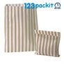 Lot of 200 pcs Gold striped gift candy counter bags excellent for candies gift shop small retails size 5x7 inches eco friendly Image 3