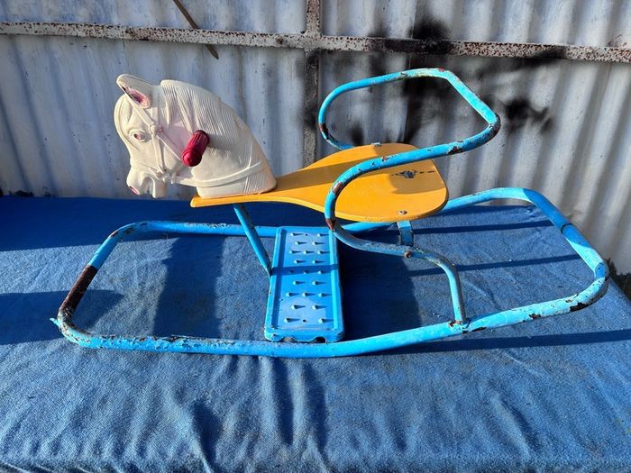 Vintage Leeway's child's rocking horse
