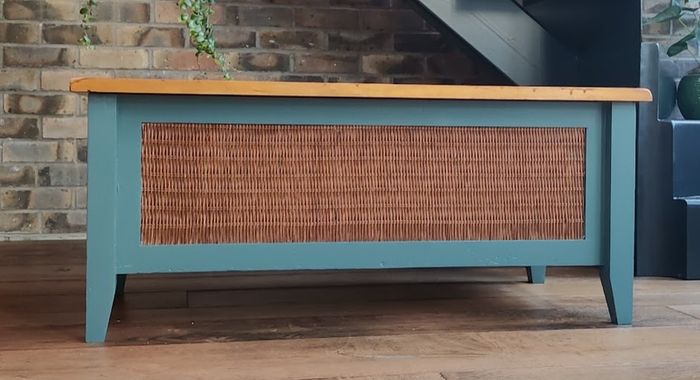 Vintage Upcycled Coffee table/ Blanket Chest