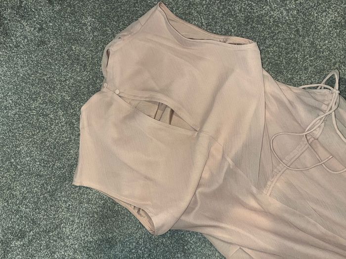 asos blush pink dress