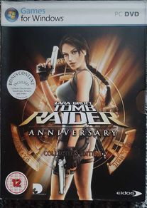 Tomb Raider Anniversary Collector's Edition PC DVD 3-Disc Set Complete
