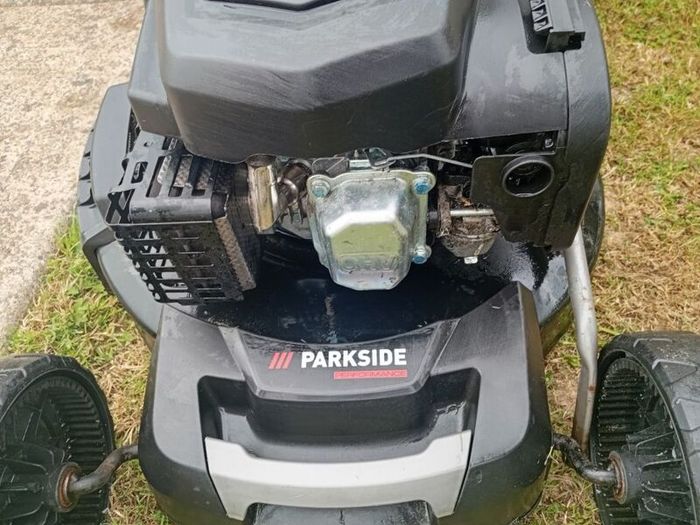 petrol lawnmower