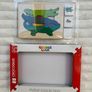 George Luck Wooden Wood Crocodile Alligator Puzzle Hape new Damaged Box Please see photos Image 3