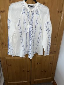 Cotton gypsy long sleeved  top