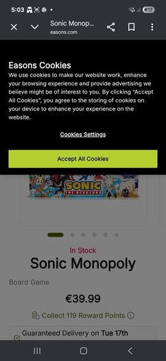 sonic monopoly