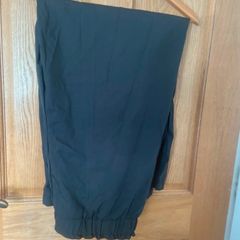 Black loose pants size 16